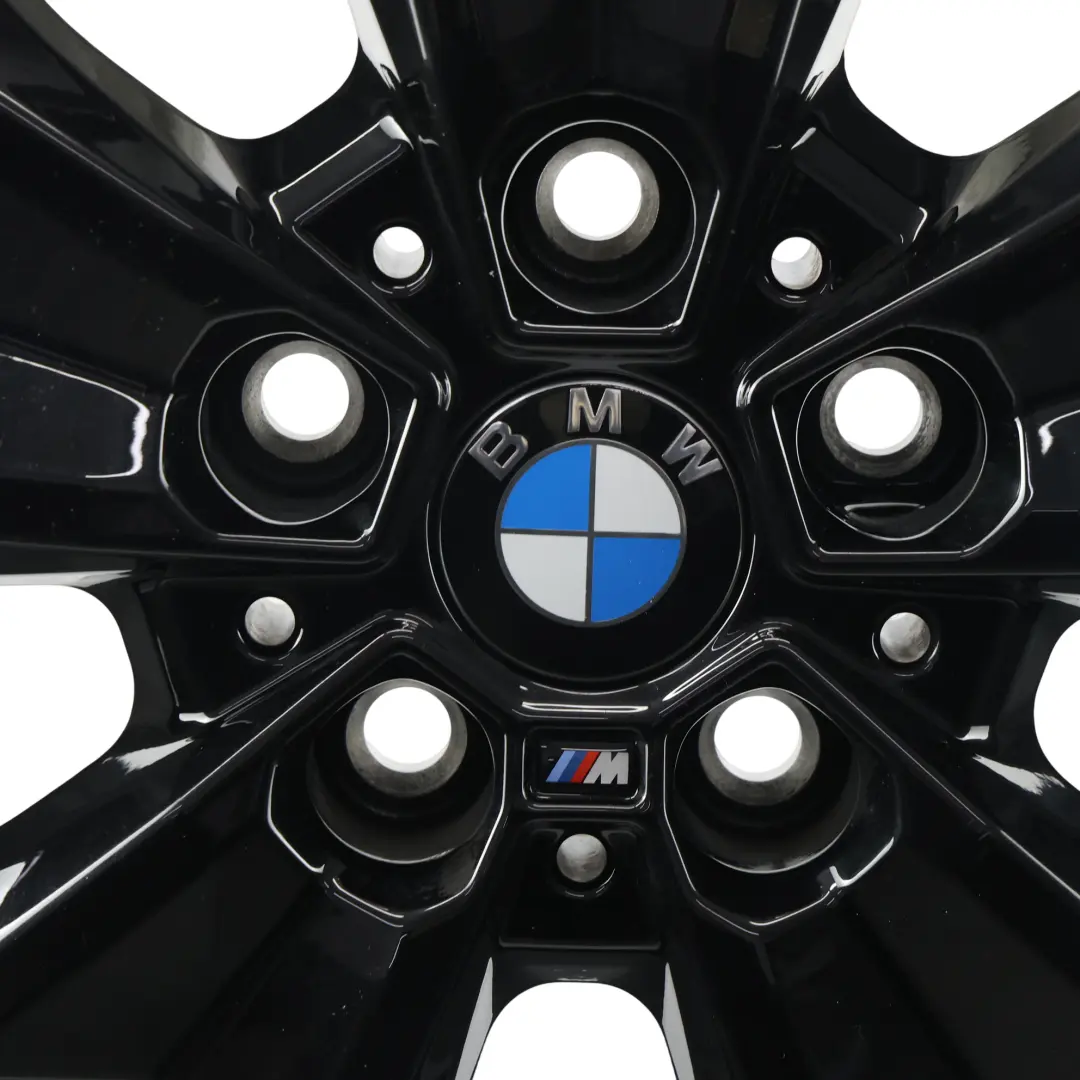 F74 F78 Schwarze Leichtmetallfelge 19" 8J ET:53 Styling 977M für BMW mit Teilenummer 5A45268 BMW F74 F78 Schwarze Leichtmetallfelge 19" 8J ET:53 Styling 977M - SKU 5A45268-2 - Teilenummer 5A45268