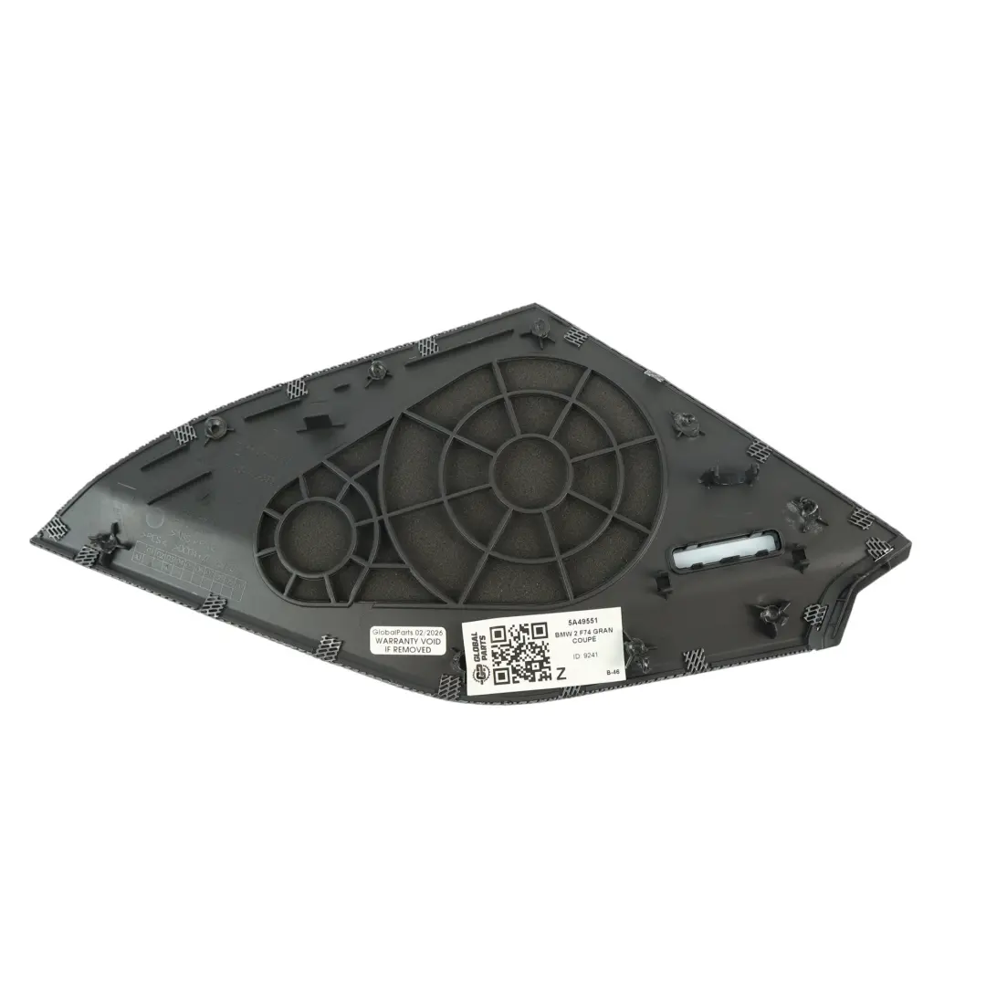 BMW F70 F74 Harman Kardon Altavoz Rejilla Puerta Delantera Izquierda - SKU 5A49551 - Número de pieza 5A49551