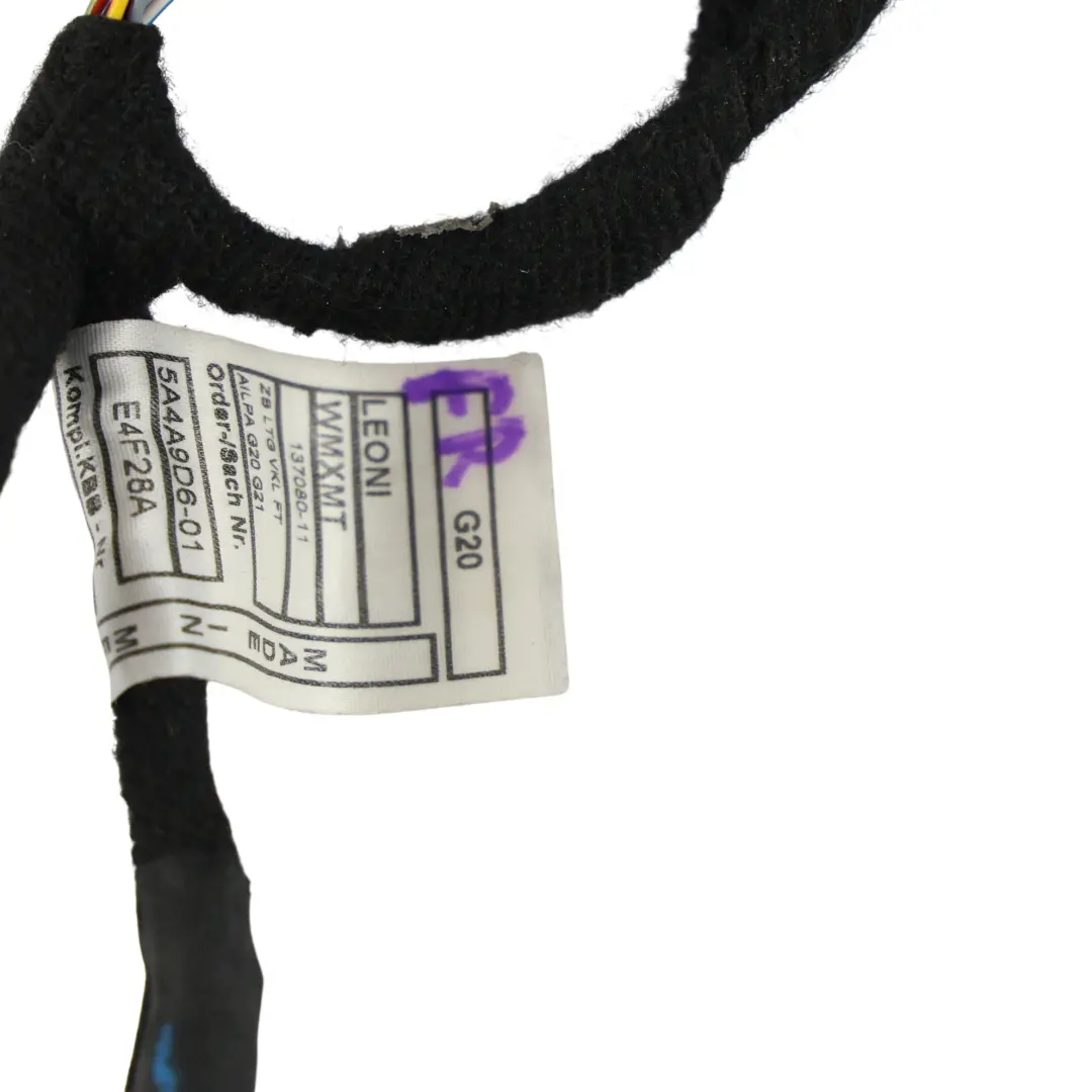 Wiązka Przewodów Przednich Drzwi Strona Kierowcy do BMW G20 o numerze 5A4A9D6 BMW G20 Wiązka Przewodów Przednich Drzwi Strona Kierowcy - SKU 5A4A9D6 - Numer Części 5A4A9D6