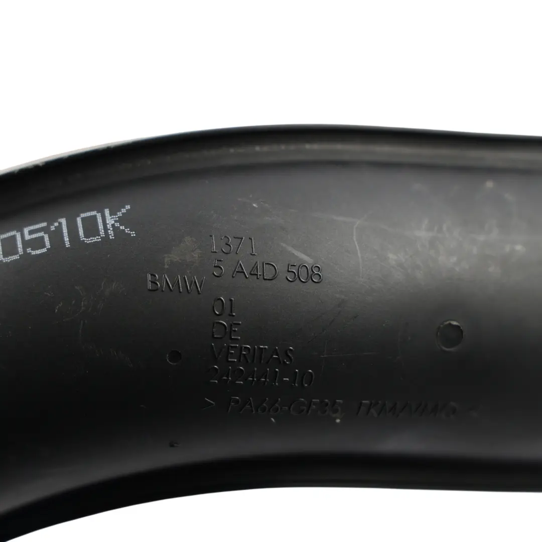 F74 Gran Coupé X1 U11 Charge Air Intercooler Hose Pipe Tube to BMW F70 with Part number 5A4D508 BMW F70 F74 Gran Coupé X1 U11 Charge Air Intercooler Hose Pipe Tube - SKU 5A4D508 - Part number 5A4D508