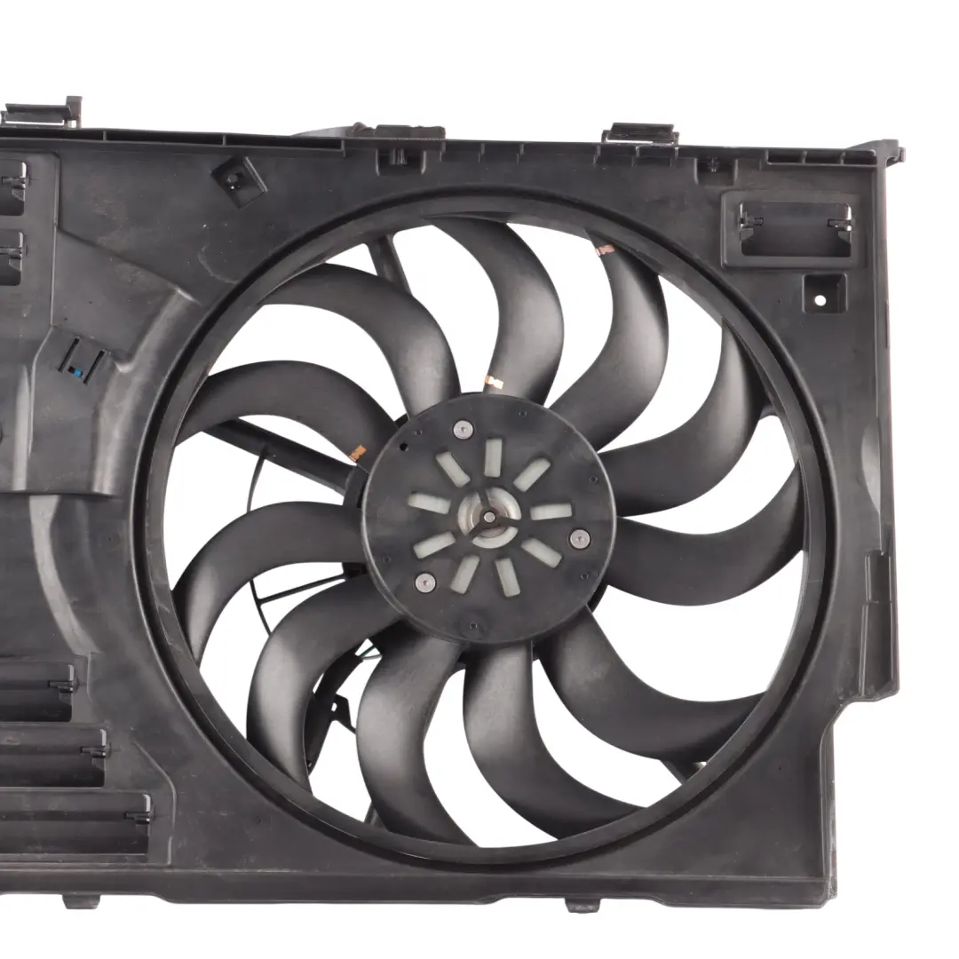 F74 F78 Gran Coupé Radiator Cooling Fan Housing With Fan to BMW F70 with Part number 5A50198 BMW F70 F74 F78 Gran Coupé Radiator Cooling Fan Housing With Fan - SKU 5A50198 - Part number 5A50198