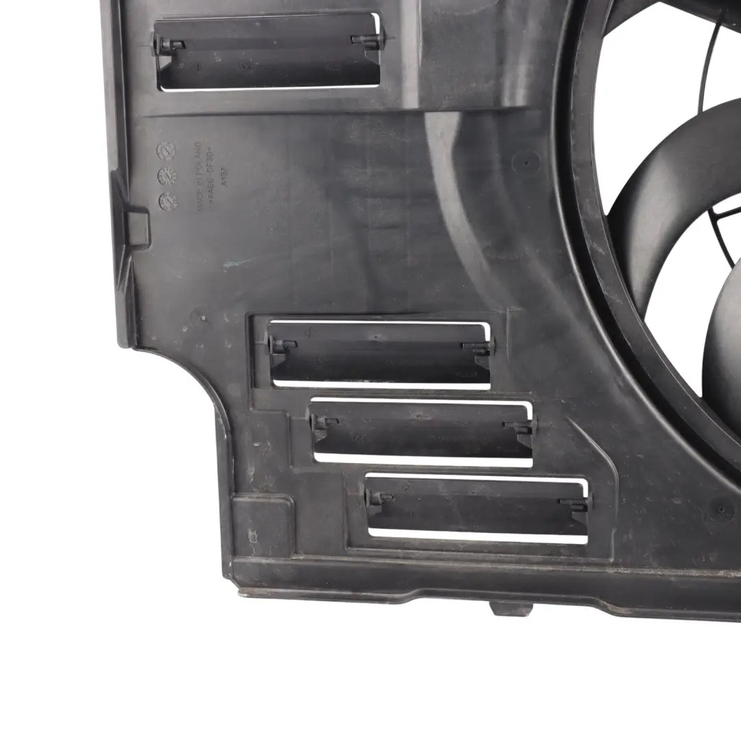 F74 F78 Gran Coupé Radiator Cooling Fan Housing With Fan to BMW F70 with Part number 5A50198 BMW F70 F74 F78 Gran Coupé Radiator Cooling Fan Housing With Fan - SKU 5A50198 - Part number 5A50198