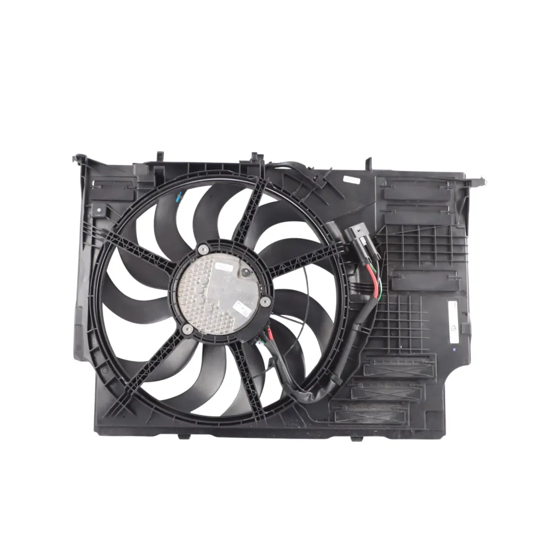 F74 F78 Gran Coupé Radiator Cooling Fan Housing With Fan to BMW F70 with Part number 5A50198 BMW F70 F74 F78 Gran Coupé Radiator Cooling Fan Housing With Fan - SKU 5A50198 - Part number 5A50198