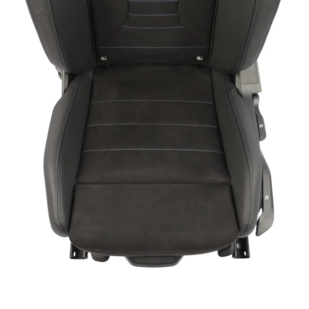 BMW F70 F74 Front Seat Sport Heated Leather Alcantara Black Left N/S - SKU 5B673B5-1 - Part number 5B673B5