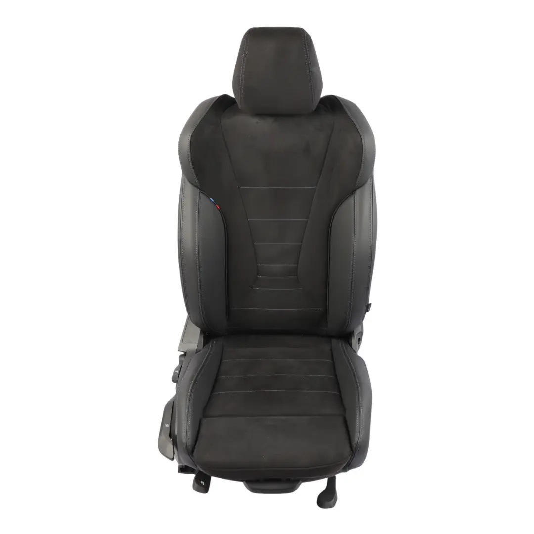 BMW F70 F74 Front Seat Sport Heated Leather Alcantara Black Right O/S - SKU 5B673C0-1 - Part number 5B673C0