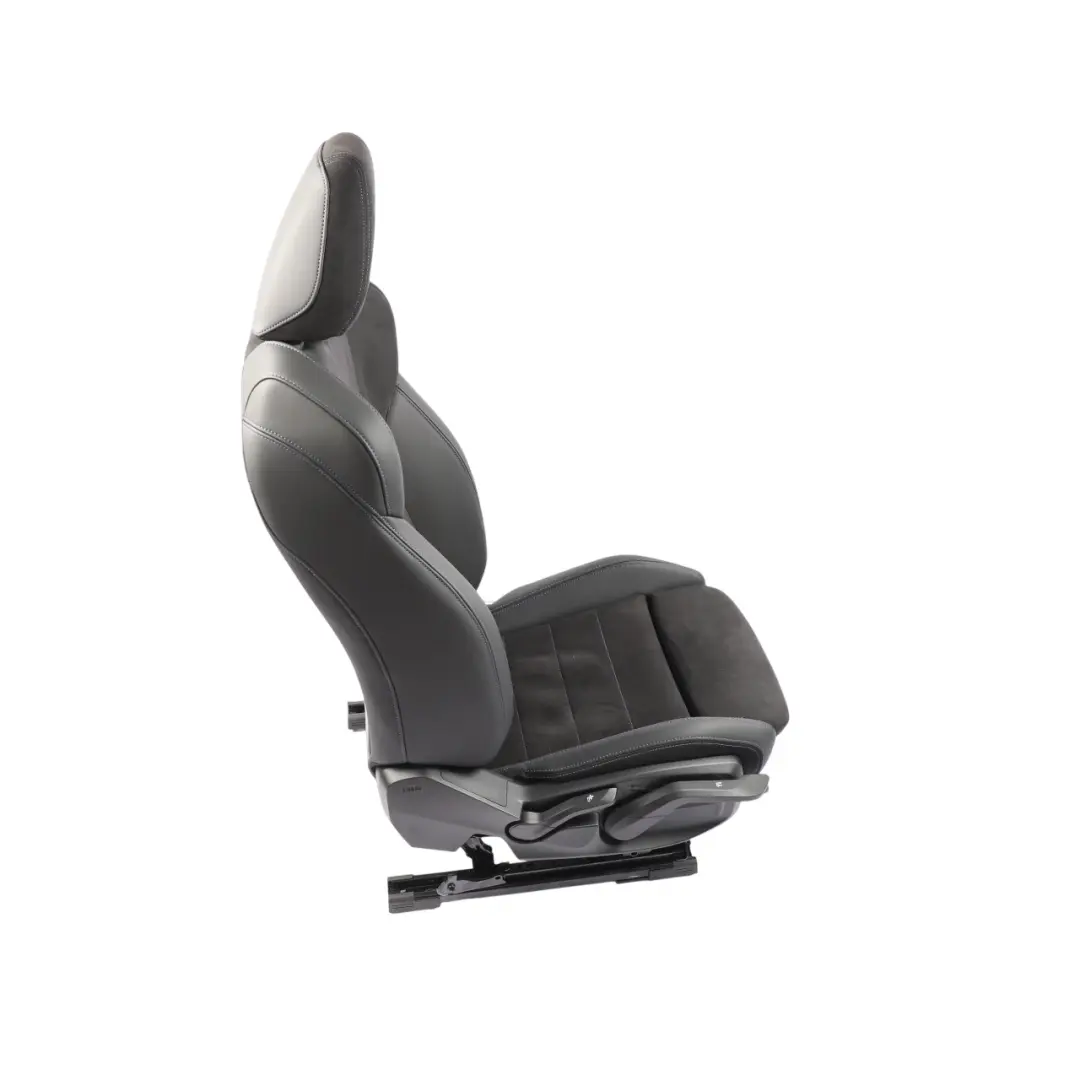 BMW F70 F74 Front Seat Sport Heated Leather Alcantara Black Right O/S - SKU 5B673C0-1 - Part number 5B673C0