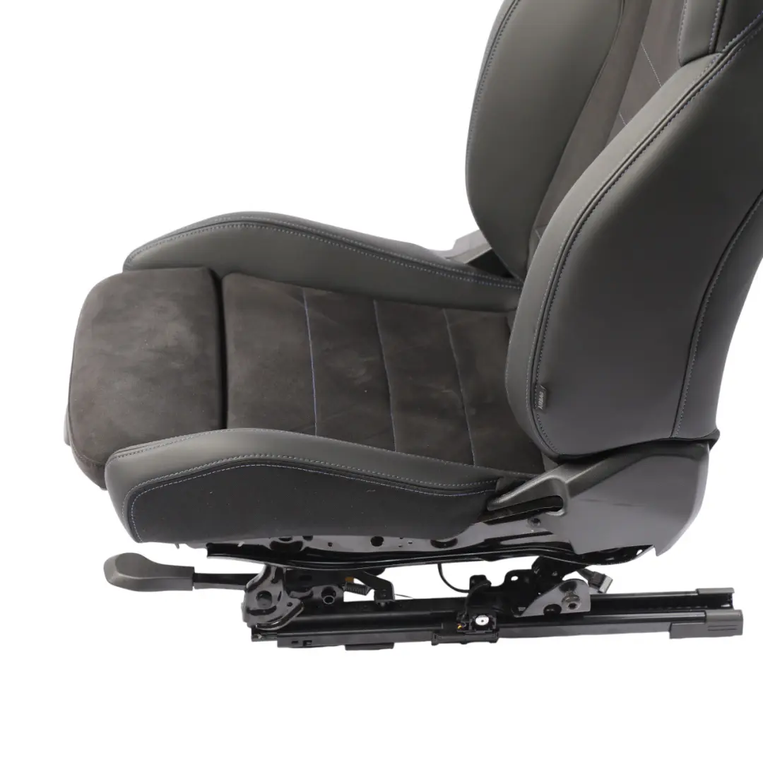 BMW F70 F74 Front Seat Sport Heated Leather Alcantara Black Right O/S - SKU 5B673C0-1 - Part number 5B673C0