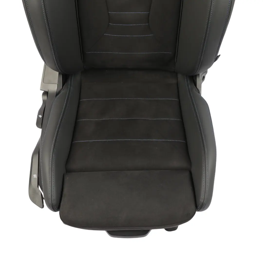 BMW F70 F74 Front Seat Sport Heated Leather Alcantara Black Right O/S - SKU 5B673C0-1 - Part number 5B673C0