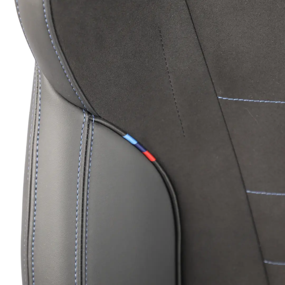 BMW F70 F74 Front Seat Sport Heated Leather Alcantara Black Right O/S - SKU 5B673C0-1 - Part number 5B673C0