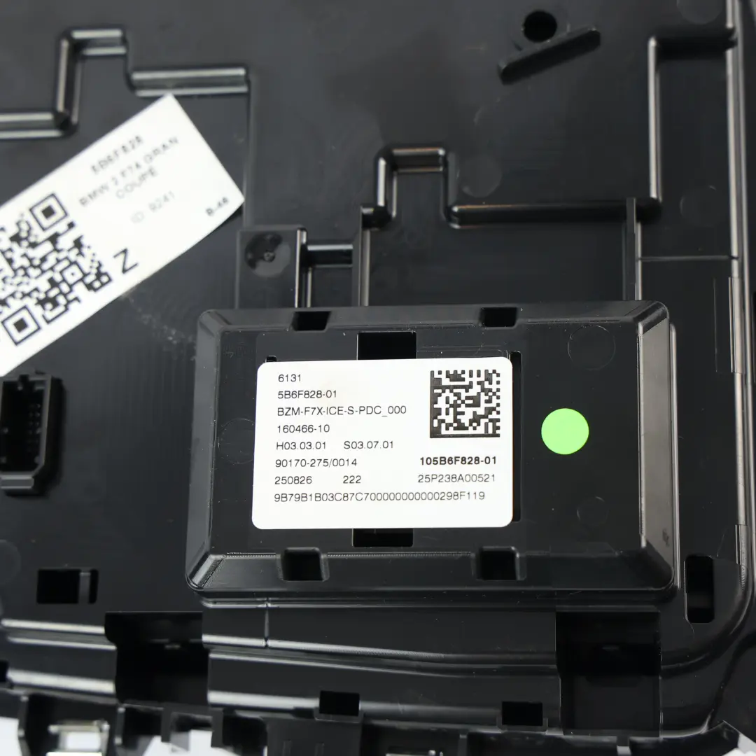 BMW F74 Gran Coupé Panel Control Palanca Cambios Consola Central - SKU 5B6F828 - Número de pieza 5B6F828