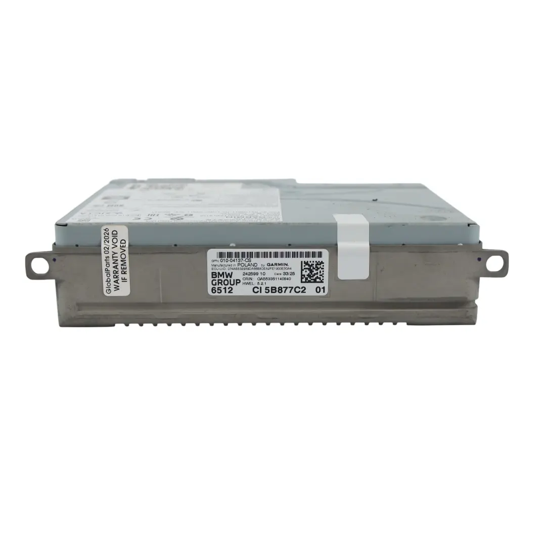 F74 Gran Coupé Navigation Steuer Gerät Modul für BMW mit Teilenummer 5B877C2 BMW F74 Gran Coupé Navigation Steuer Gerät Modul - SKU 5B877C2 - Teilenummer 5B877C2
