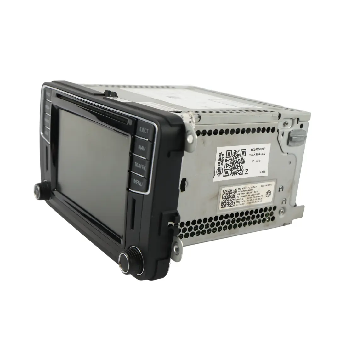 Volkswagen Scirocco MK3 Display Radio Schermo Multimedia Nav Unit - SKU 5C0035680E - Numero di parte 5C0035680E