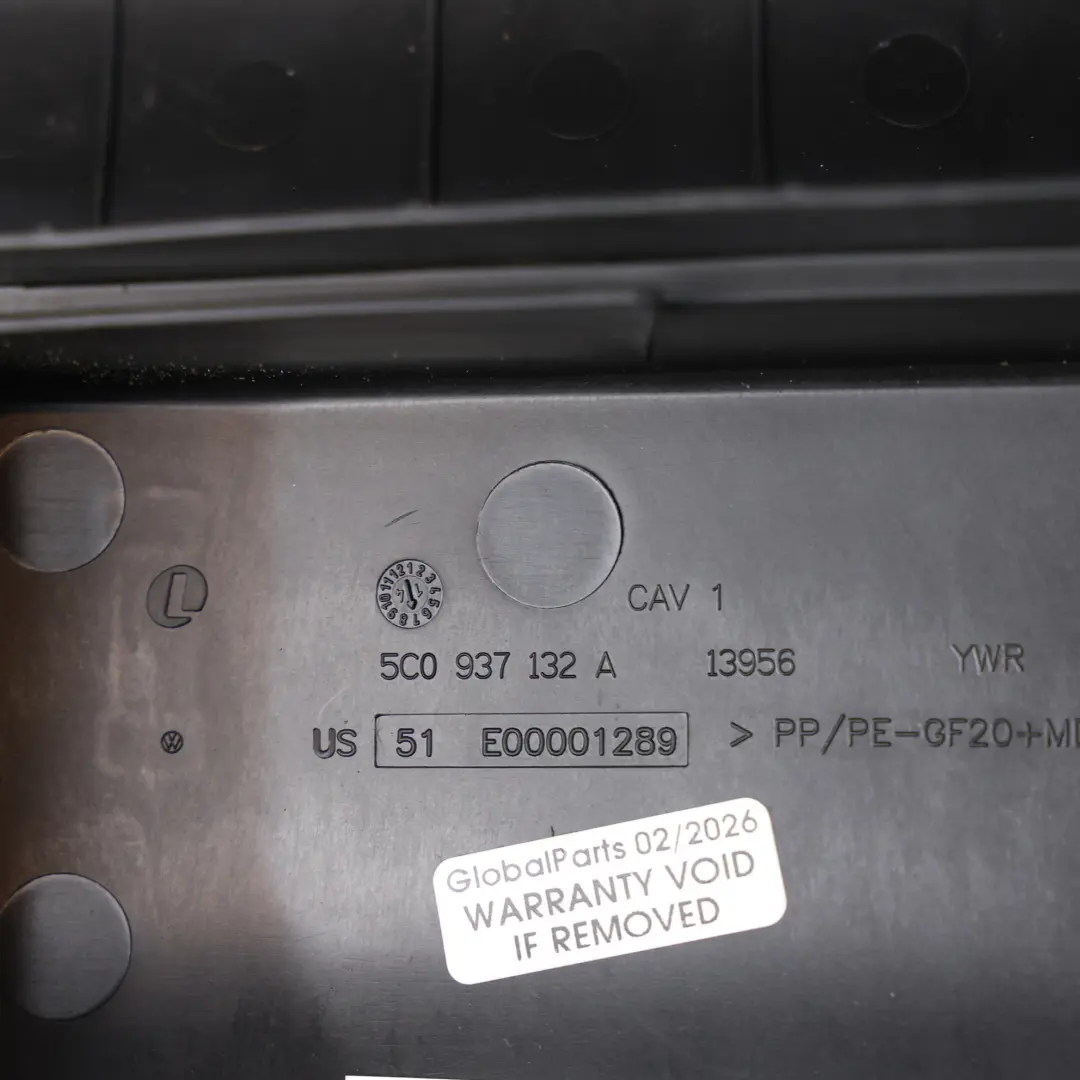 Volkswagen VW Jetta A6 Sicherungskasten Abdeckung Panel Oben Deckel - SKU 5C0937132A - Teilenummer 5C0937132A