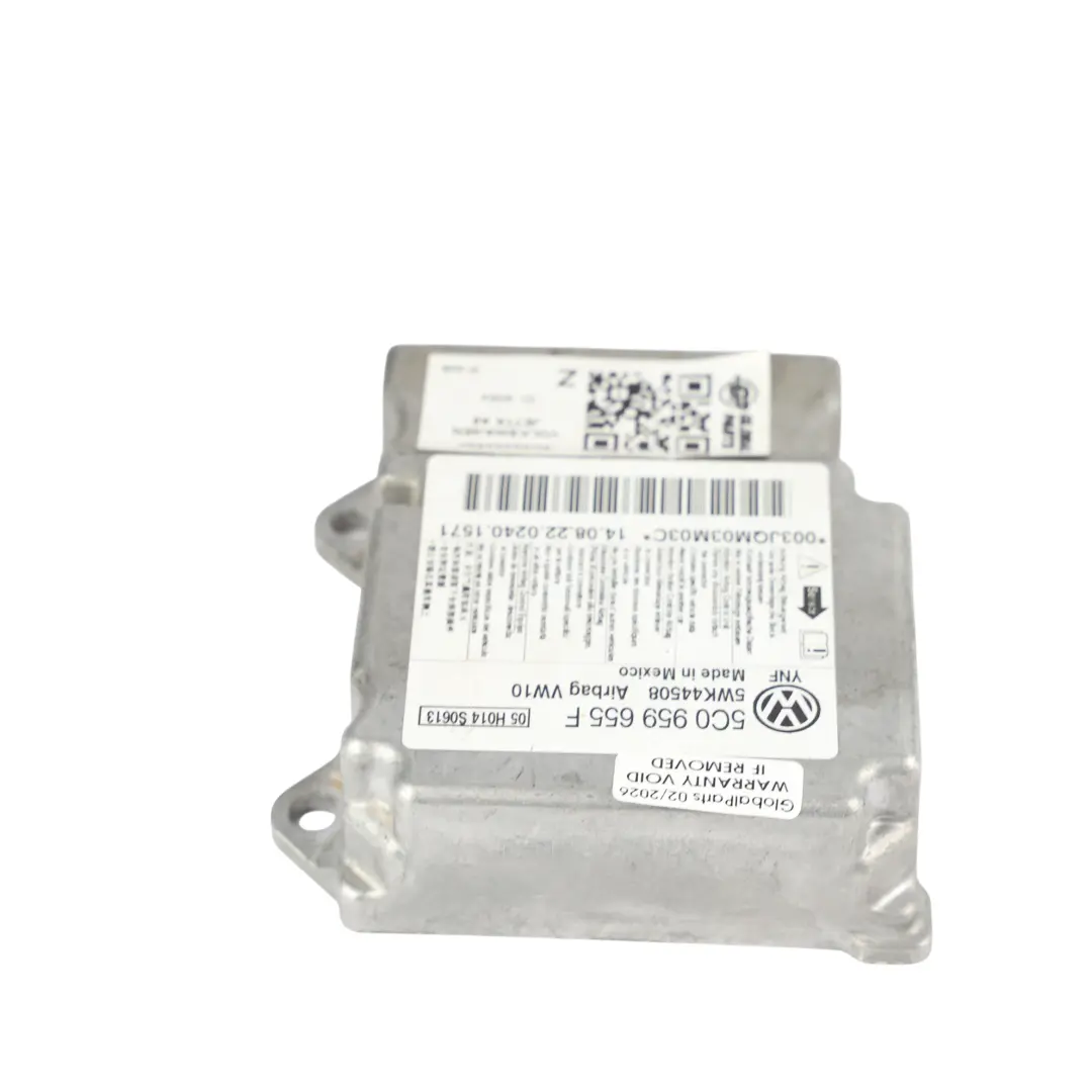 Volkswagen Jetta Mk6 A6 Unidad De Control Del Módulo De Aire ECU - SKU 5C0959655F - Número de pieza 5C0959655F