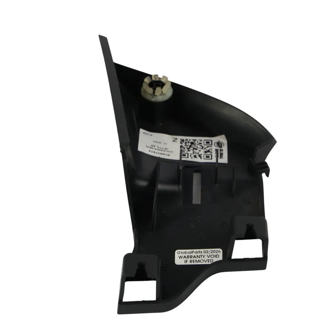 Mk6 A6 Front Door Trim Cover Triangle Right O/S A6 to Volkswagen Jetta with Part number 5C6837974 Volkswagen Jetta Mk6 A6 Front Door Trim Cover Triangle Right O/S A6 - SKU 5C6837974 - Part number 5C6837974