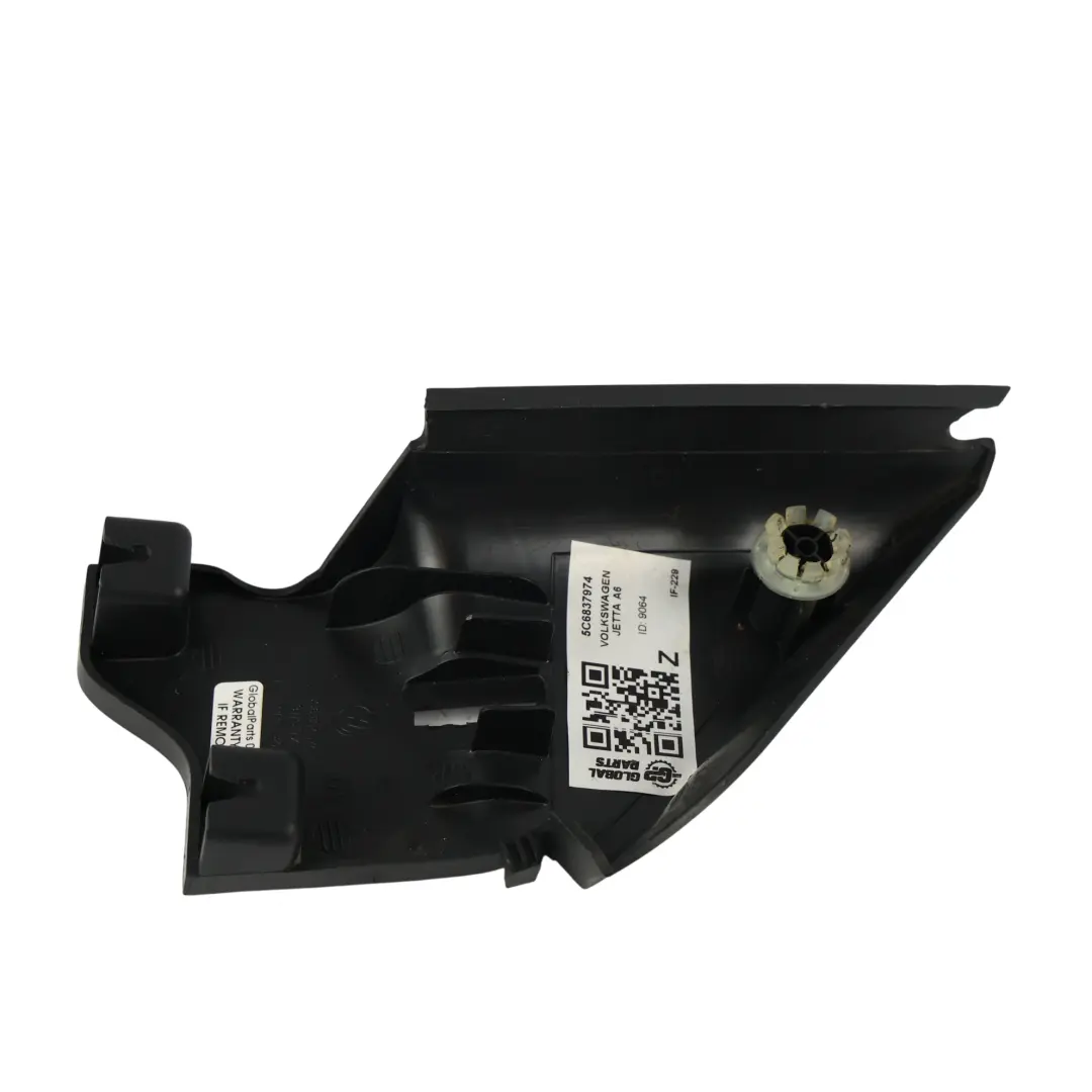 Mk6 A6 Garniture Porte Avant Droite Triangulaire A6 pour Volkswagen Jetta à propos du numéro de pièce 5C6837974 Volkswagen Jetta Mk6 A6 Garniture Porte Avant Droite Triangulaire A6 - SKU 5C6837974 - Numéro de pièce 5C6837974