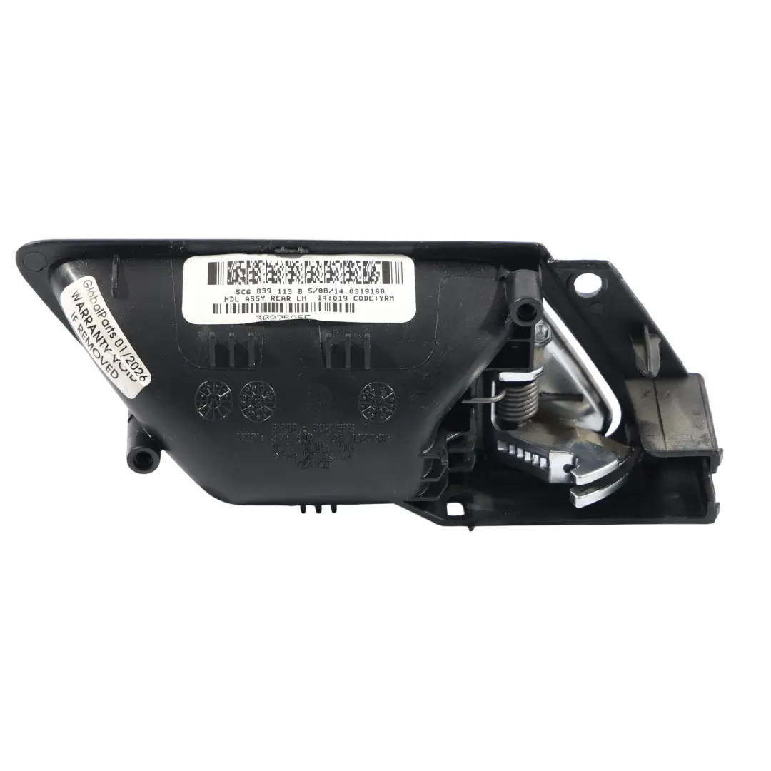 Volkswagen Jetta A6 Türinnengriff Titan Schwarz Hinten Links - SKU 5C6839113B - Teilenummer 5C6839113B