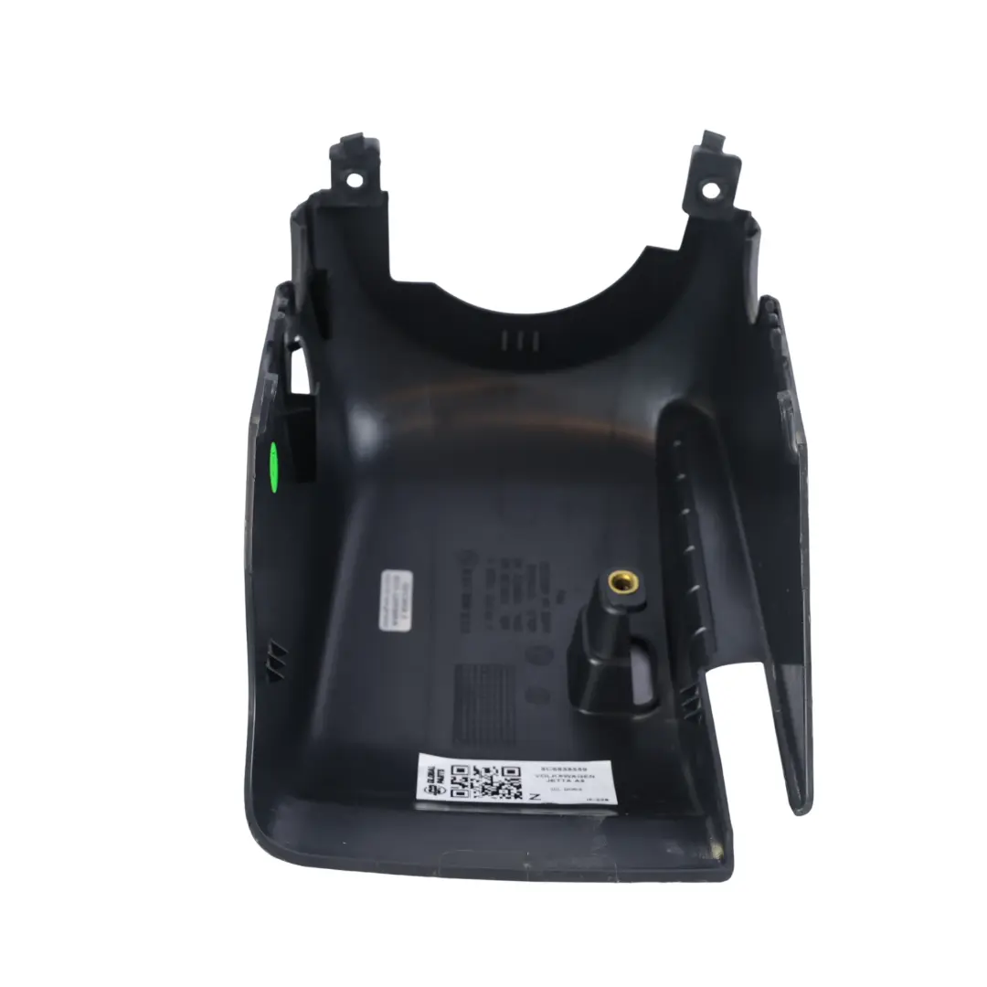 Steering Column Lower Bottom Cover Trim Panel to VW Volkswagen Jetta A6 with Part number 5C6858559 VW Volkswagen Jetta A6 Steering Column Lower Bottom Cover Trim Panel - SKU 5C6858559 - Part number 5C6858559