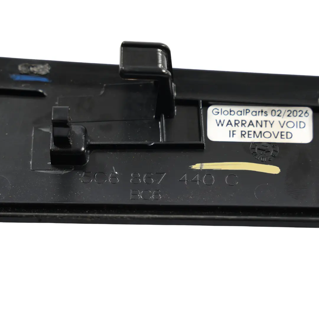 VW Volkswagen Jetta A6 Osłona Panel Drzwi Prawy Przód - SKU 5C6867440C - Numer Części 5C6867440C