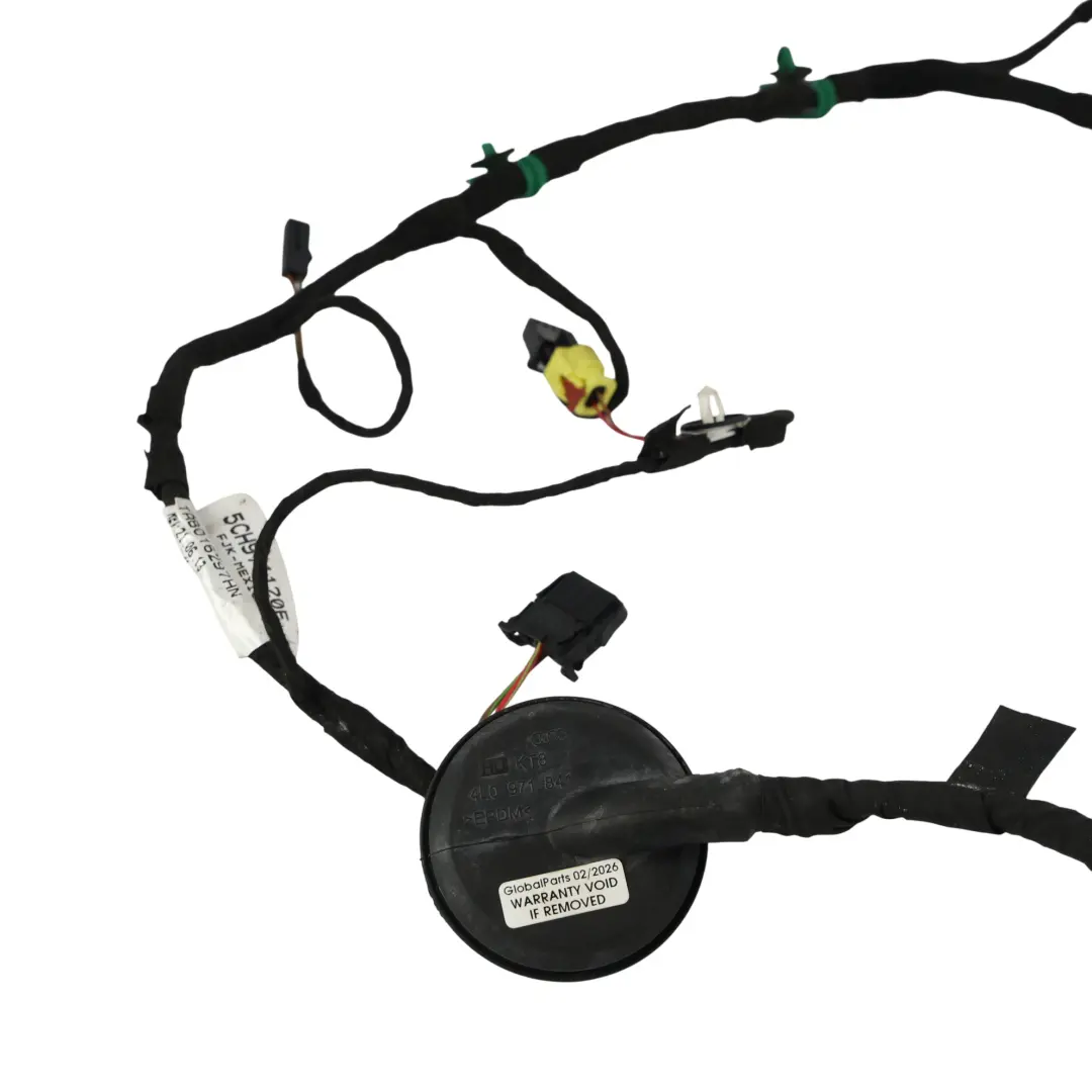 Volkswagen Jetta Mk6 Vordere Tür Kabelbaum Kabel Beifahrerseite - SKU 5CH971120E - Teilenummer 5CH971120E