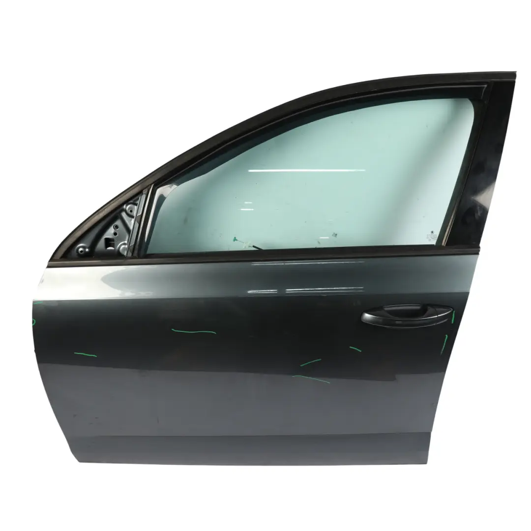 Skoda Octavia Mk3 Door Front Left N/S Covering Panel Metal Grey Metallic - F7Y - SKU 5E0831051A-MEGR - Part number 5E0831051A