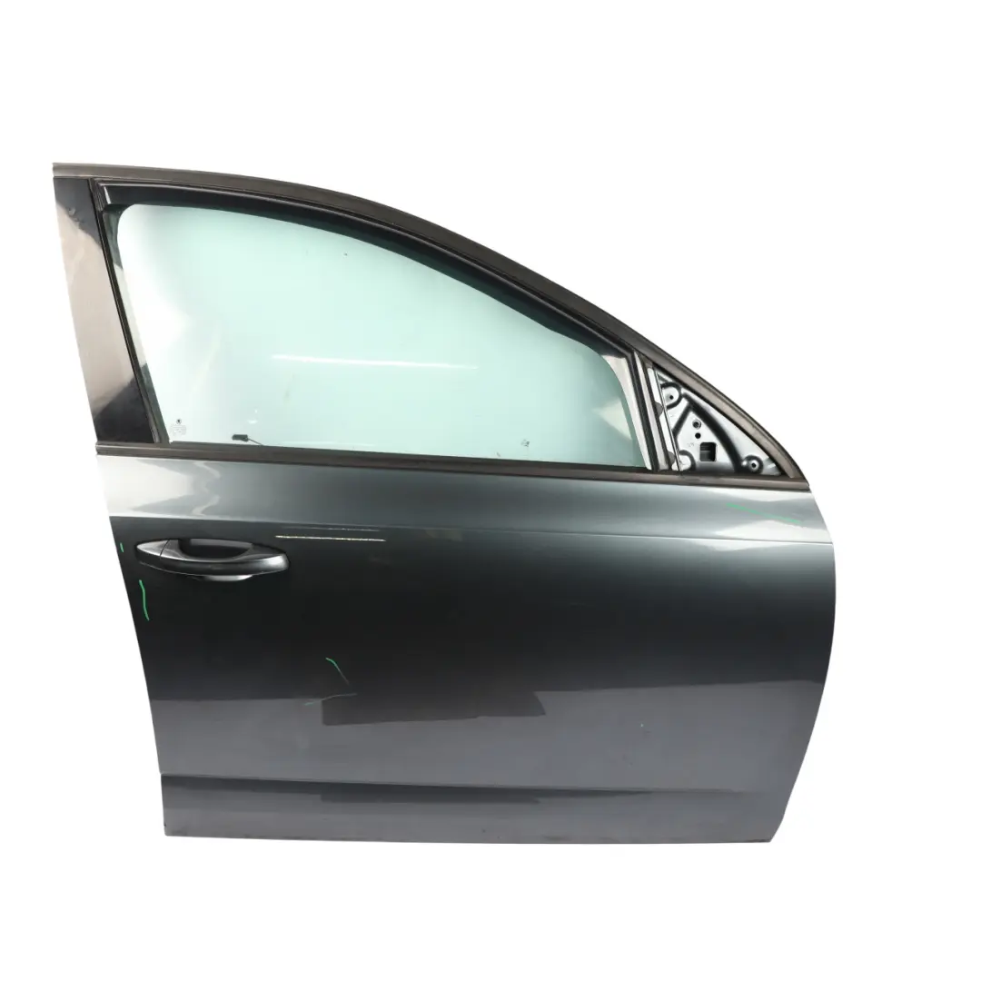 Skoda Octavia Mk3 Door Front Right O/S Covering Panel Metal Grey Metallic - F7Y - SKU 5E0831052A-MEGR - Part number 5E0831052A
