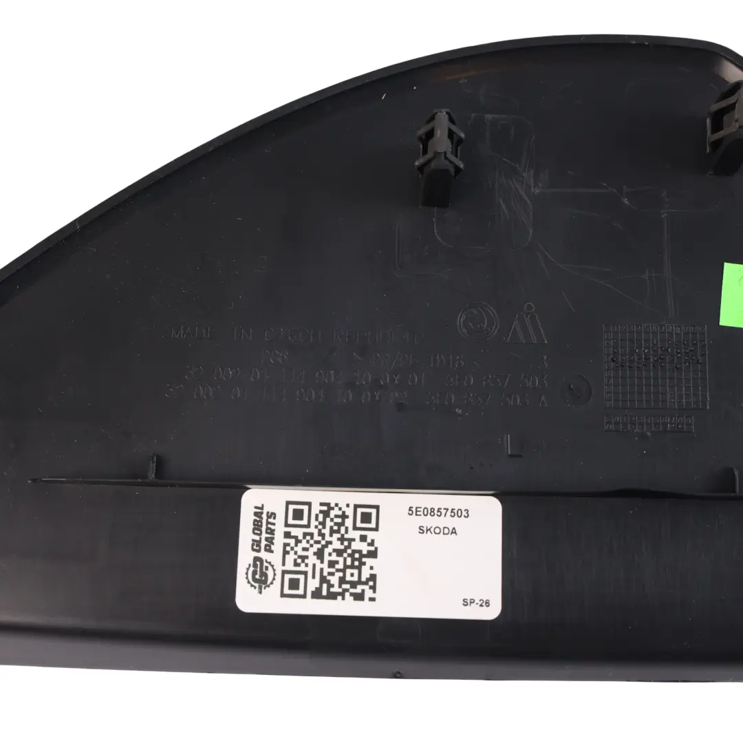 Osłona Deski Rozdzielczej Czarna Lewa do Skoda Octavia 5E RS 5E o numerze 5E0857503 Skoda Octavia 5E RS 5E Osłona Deski Rozdzielczej Czarna Lewa - SKU 5E0857503 - Numer Części 5E0857503