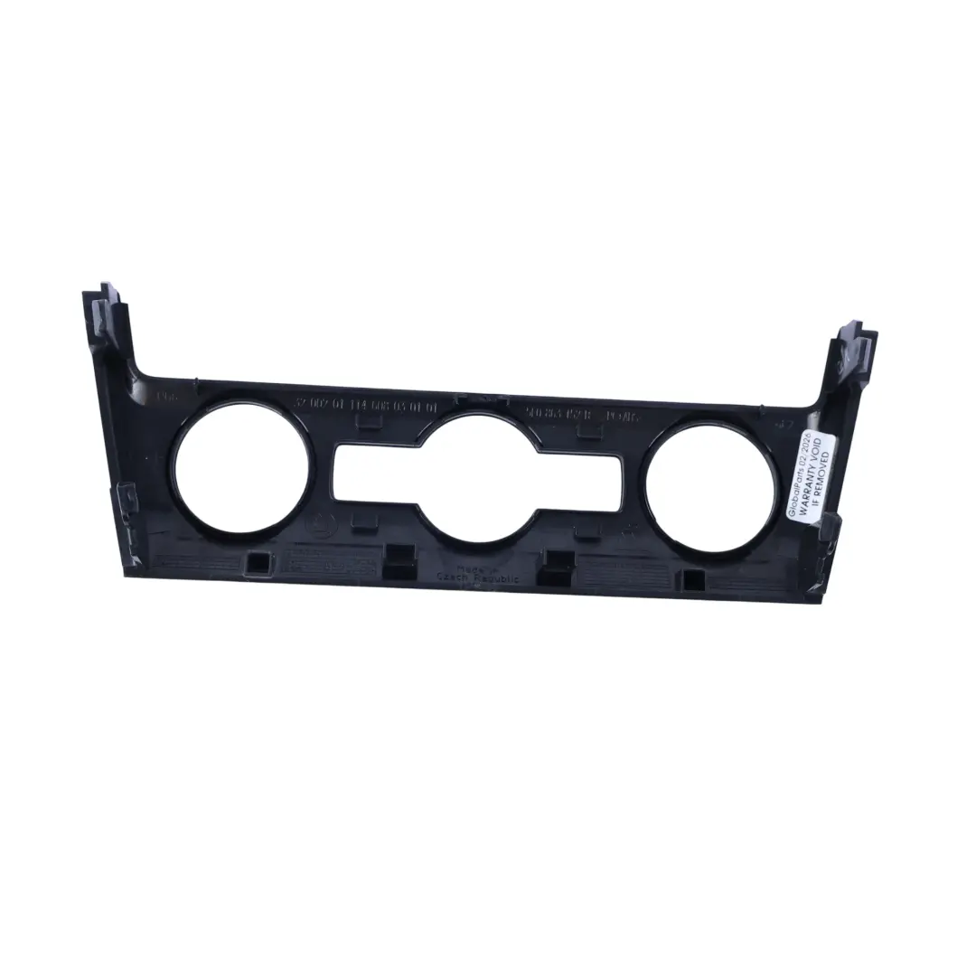 Skoda Octavia 5E Dashboard Climate Control Trim Cover Surround Black - SKU 5E0863152B - Part number 5E0863152B