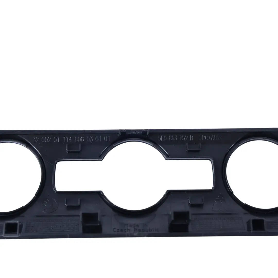 Cruscotto Climatizzatore Copertura Surround Nero per Skoda Octavia 5E con numero di parte 5E0863152B Skoda Octavia 5E Cruscotto Climatizzatore Copertura Surround Nero - SKU 5E0863152B - Numero di parte 5E0863152B