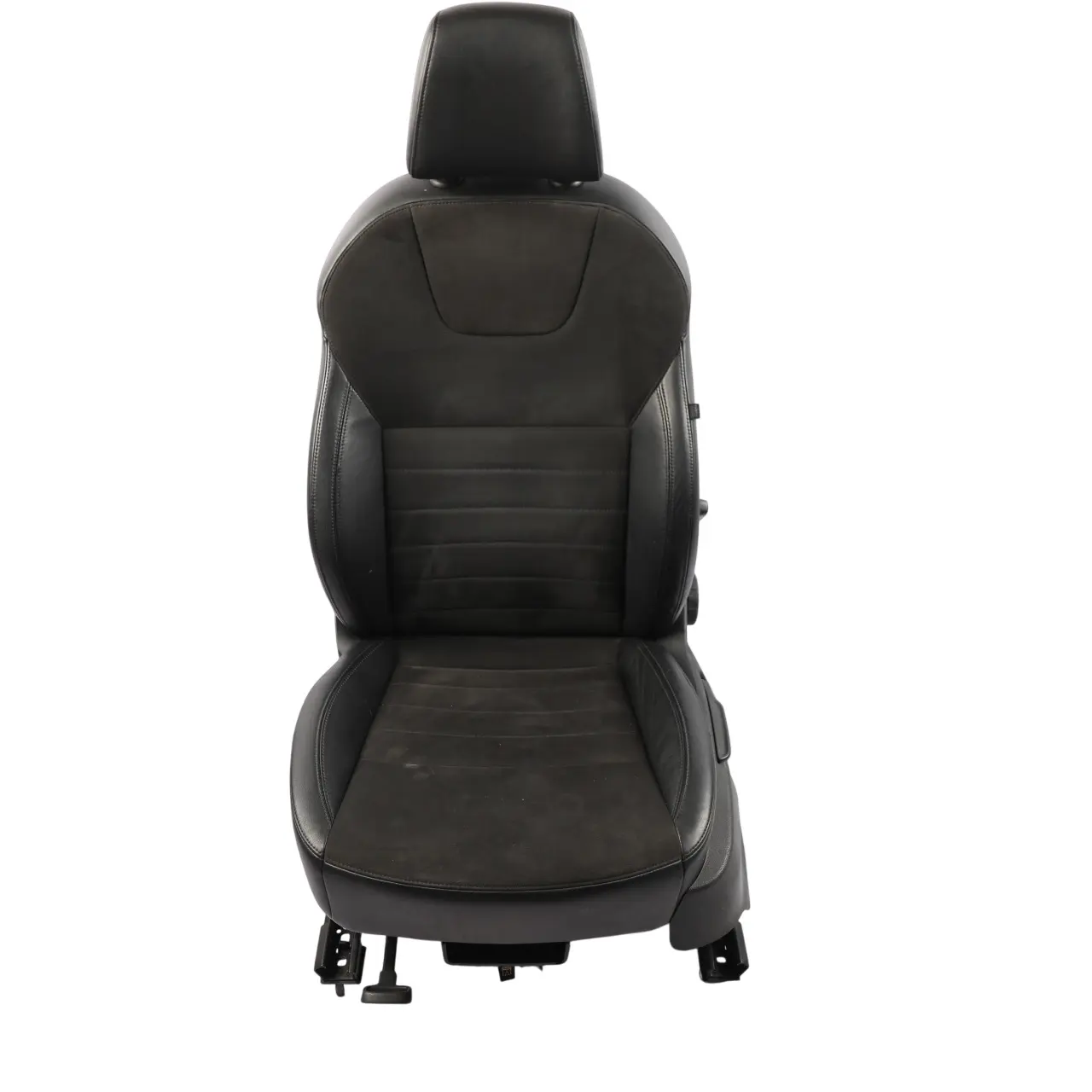 Skoda Octavia Mk3 5E Front Seat Interior Leather Alcantara Black Left N/S