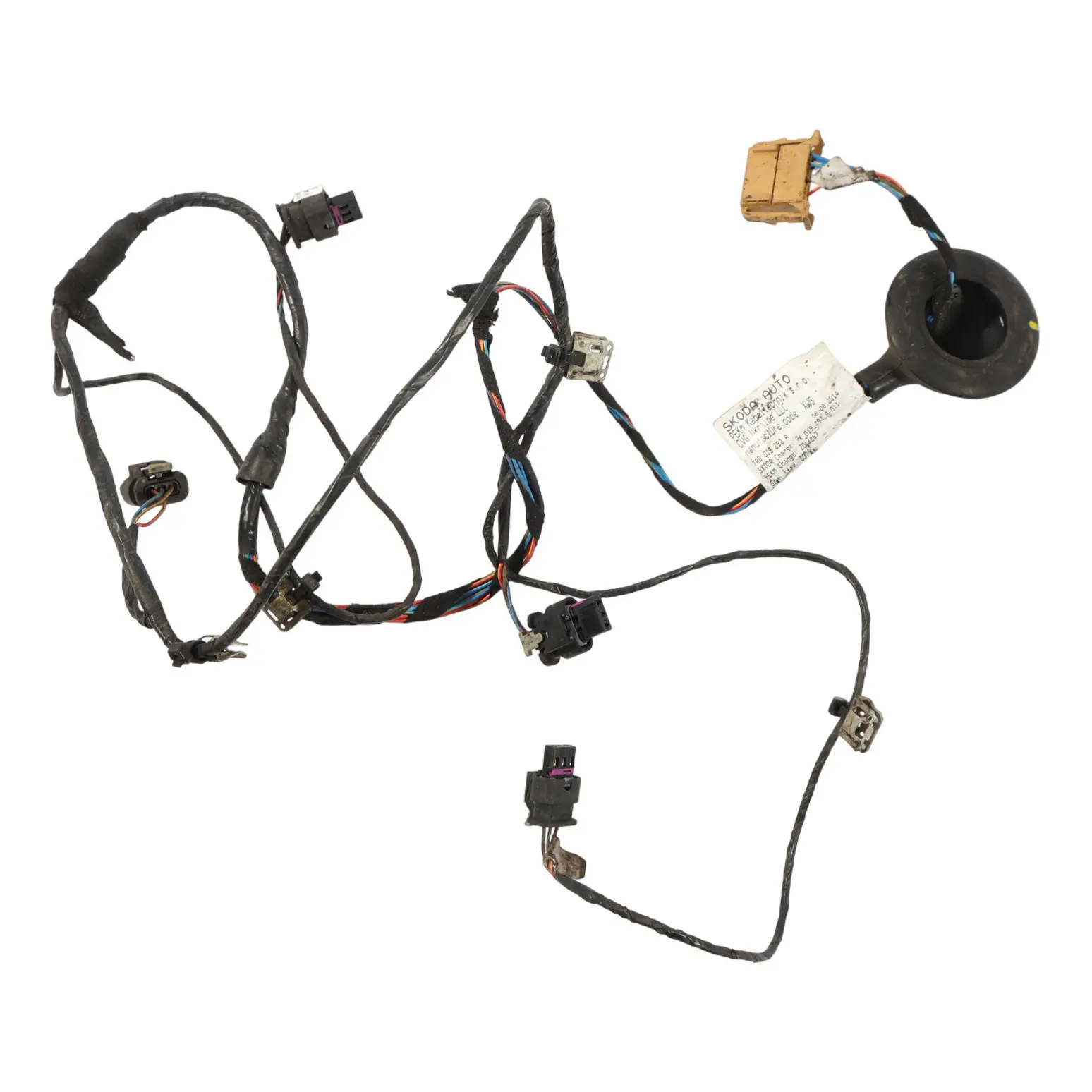 Skoda Octavia Mk3 5E Hintere Stoßstange Parksensor Kabelbaum Loom 5E0971104