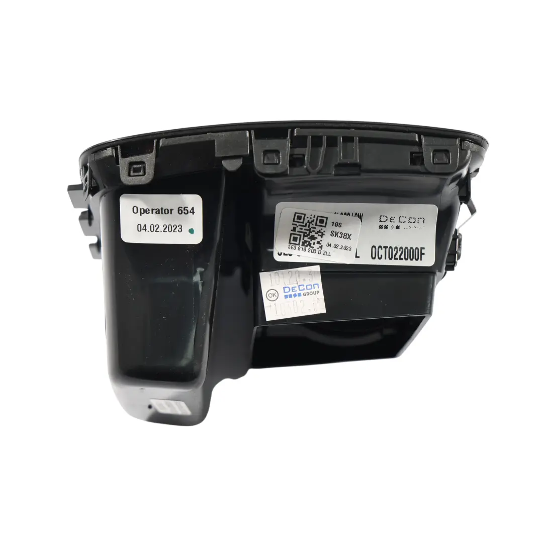 Skoda Octavia IV Console Centrale Posteriore Bocchetta Aria Fresca - SKU 5E3819203D - Numero di parte 5E3819203D