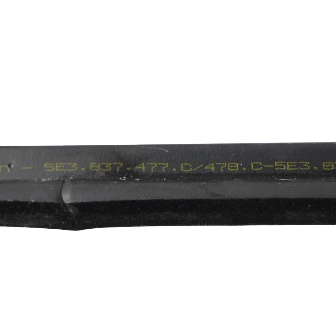 Skoda Octavia Mk4 Front Door Window Weather Strip Seal Outer Left N/S - SKU 5E3837477C - Part number 5E3837477C