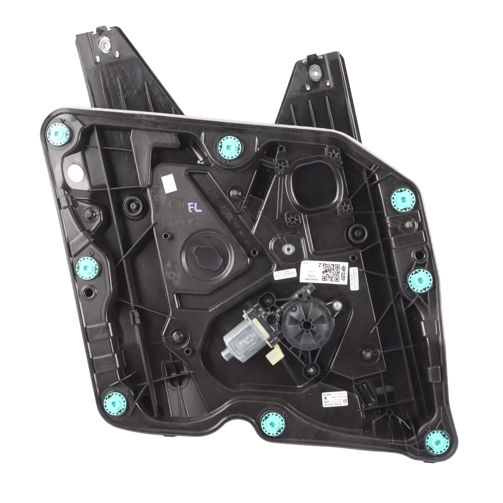 Skoda Octavia Mk4 Front Door Window Regulator Motor Left N/S 5E3837655A