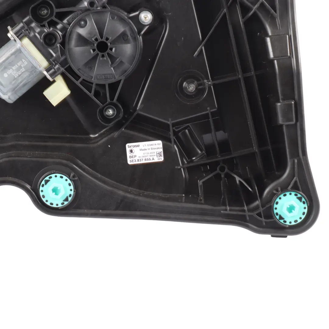 Mk4 Front Door Window Regulator Motor Left N/S to Skoda Octavia with Part number 5E3837655A Skoda Octavia Mk4 Front Door Window Regulator Motor Left N/S - SKU 5E3837655A - Part number 5E3837655A