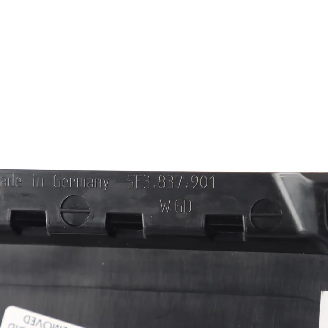 Skoda Octavia Mk4 VR Front Door B-Pillar Trim Cover Strip Left N/S - SKU 5E3837901 - Part number 5E3837901