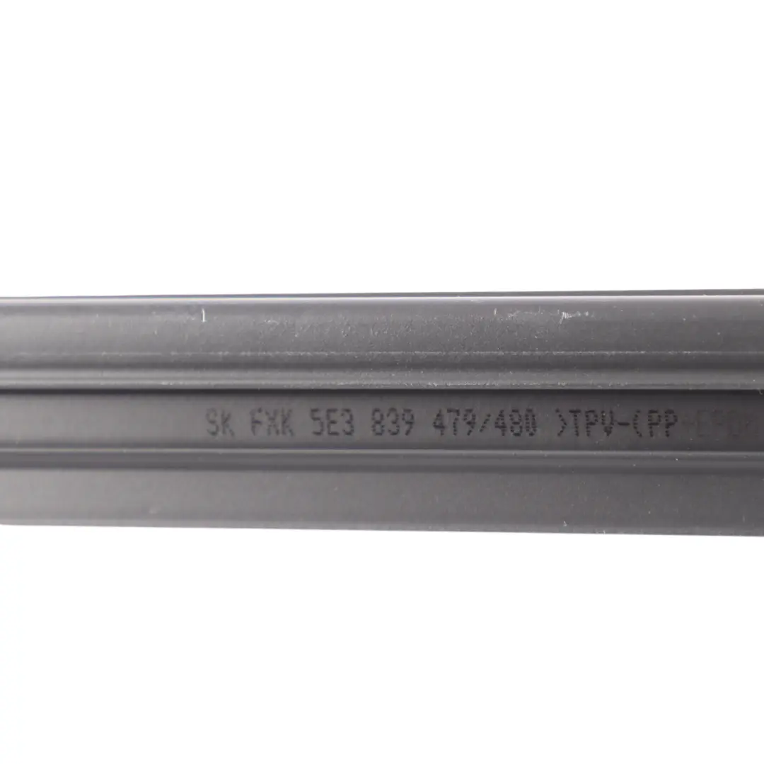 Skoda Octavia Mk4 Door Window Inner Seal Rear Right O/S Rubber Gasket - SKU 5E3839480 - Part number 5E3839480