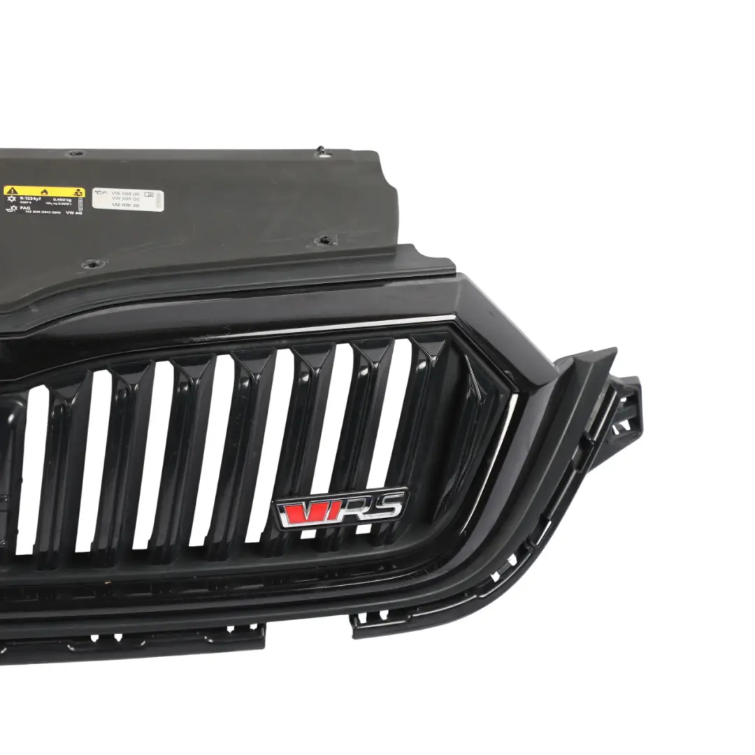 Mk3 VRS Front Grille Centre Upper Radiator Trim Panel to Skoda Octavia with Part number 5E3853343 Skoda Octavia Mk3 VRS Front Grille Centre Upper Radiator Trim Panel - SKU 5E3853653 - Part number 5E3853343