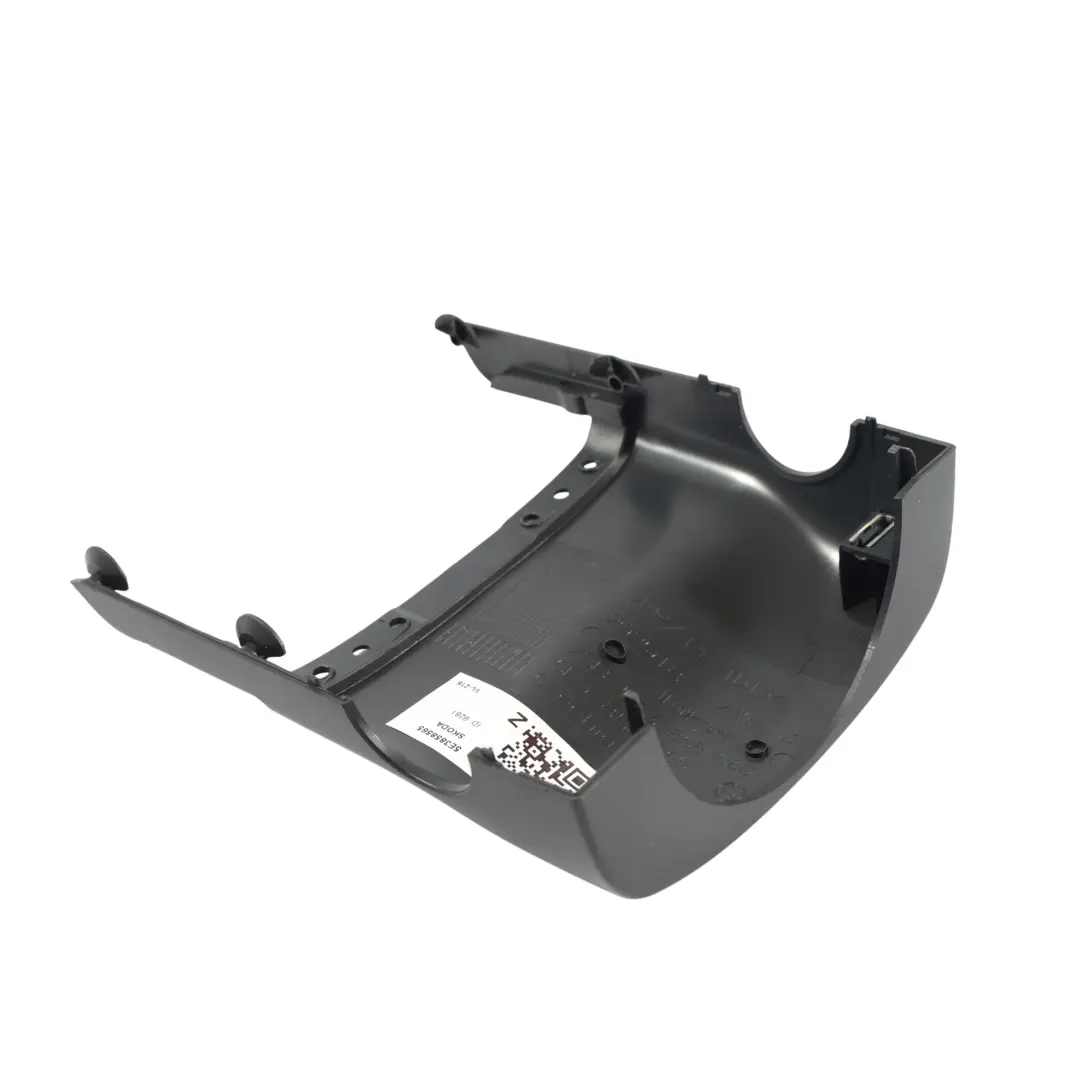 Skoda Octavia IV Tapa Superior Panel Columna Dirección Negro - SKU 5E3858565 - Número de pieza 5E3858565