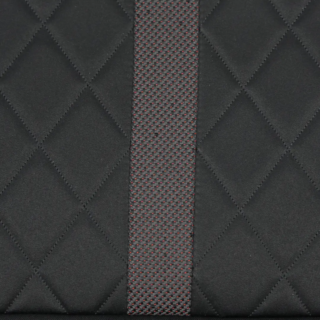 Skoda Octavia Mk4 VRS Siedzisko Fotela Przód Lewe Materiał Czarno Czerwone - SKU 5E3881405L - Numer Części 5E3881405L