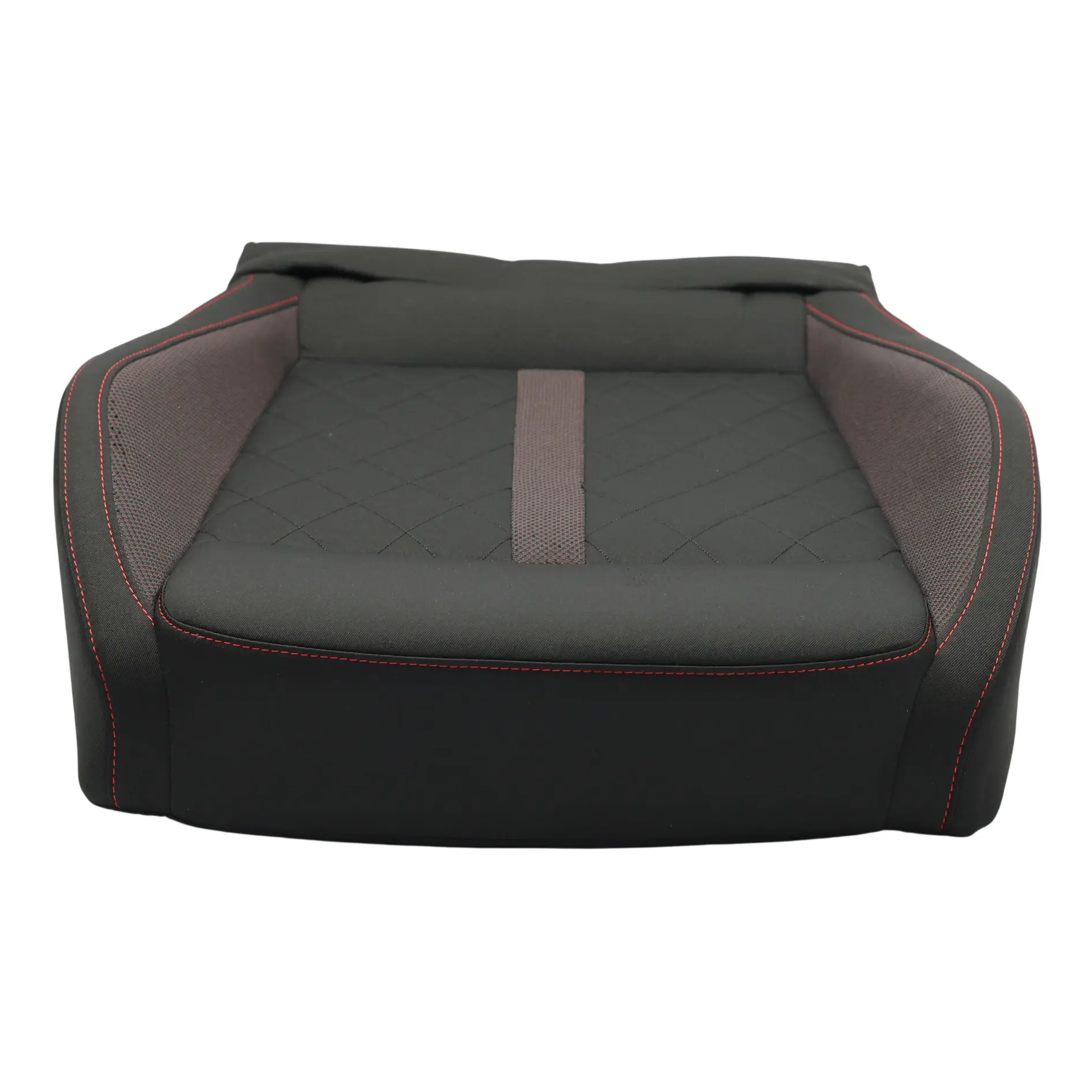 Skoda Octavia Mk4 NX VRS Front Lower Seat Cover Heated Right O/S Cloth Black/Red