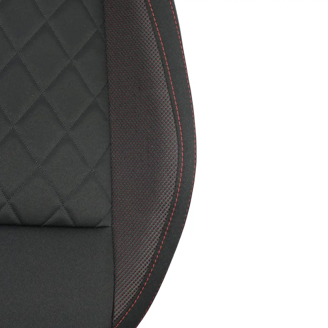 Skoda Octavia Mk4 NX VRS Housse Siège Avant Chauffante Droite Tissu Noir/Rouge - SKU 5E3881406F - Numéro de pièce 5E3881406F