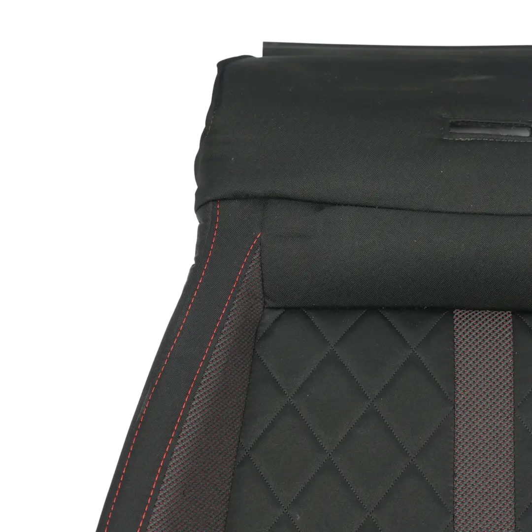 Skoda Octavia Mk4 NX VRS Front Lower Seat Cover Heated Right O/S Cloth Black/Red - SKU 5E3881406F - Part number 5E3881406F