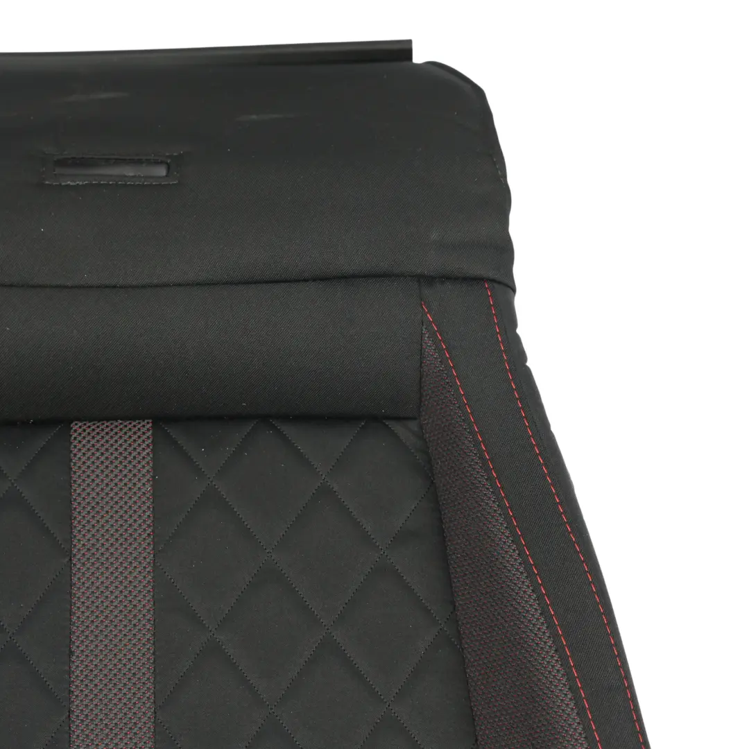 Skoda Octavia Mk4 NX VRS Funda Delantero Calefactable Derecho Tela Negro/Rojo - SKU 5E3881406F - Número de pieza 5E3881406F