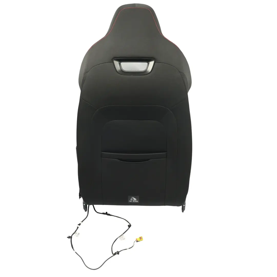 Skoda Octavia Mk4 NX VRS Dossier De Siège Avant Gauche Tissu Noir/Rouge - SKU 5E3881805KT - Numéro de pièce 5E3881805KT
