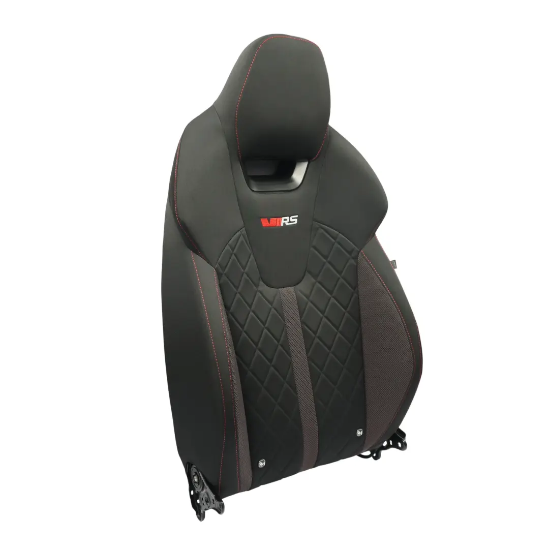 Mk4 NX VRS Vorder Sitz Rücken Lehne Links Stoff Schwarz/Rot für Skoda Octavia mit Teilenummer 5E3881805KT Skoda Octavia Mk4 NX VRS Vorder Sitz Rücken Lehne Links Stoff Schwarz/Rot - SKU 5E3881805KT - Teilenummer 5E3881805KT