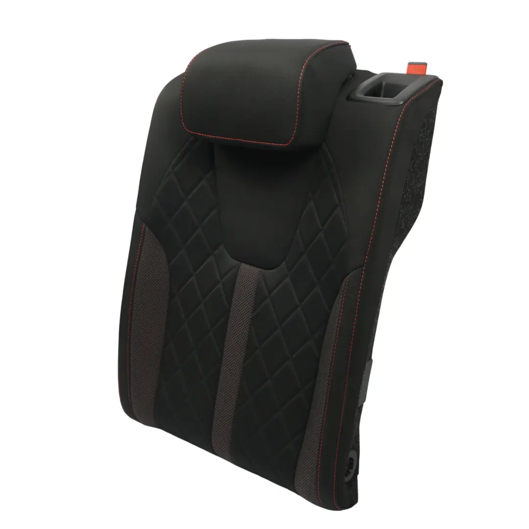 Skoda Octavia Mk4 Rear Seat Backrest Left N/S Cover Alcantara Black Cloth Fabric - SKU 5E3885805L - Part number 5E3885805L