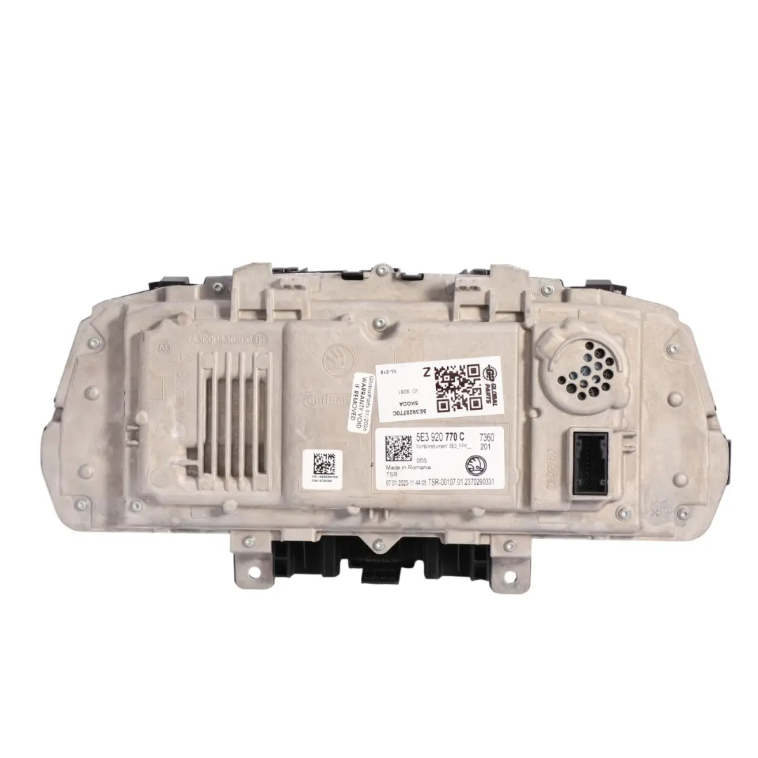 Mk4 Instrument Cluster Display Digital Petrol Automatic to Skoda Octavia with Part number 5E3920770C Skoda Octavia Mk4 Instrument Cluster Display Digital Petrol Automatic - SKU 5E3920770C - Part number 5E3920770C