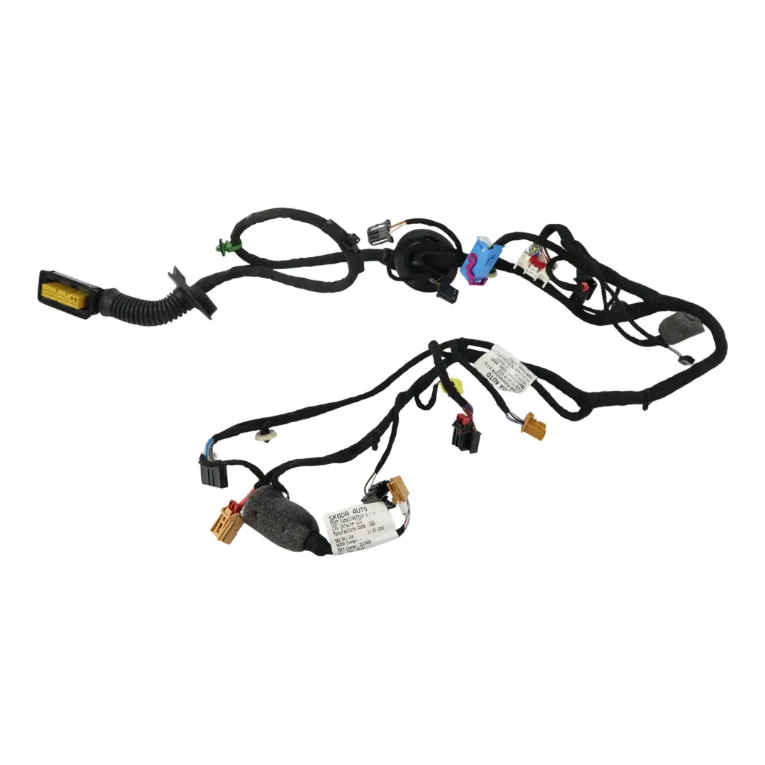 Skoda Octavia VRS Door Wire Wiring Harness Driver Front Right O/S 5E8971120EB - SKU RHD-5E8971120EB - Part number 5E3971154