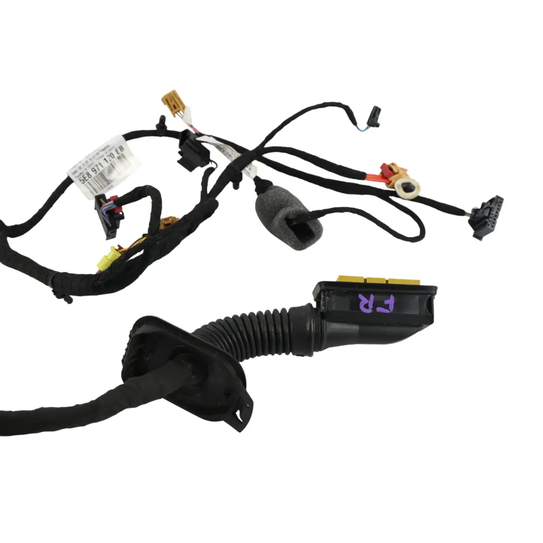VRS Door Wire Wiring Harness Driver Front Right O/S 5E8971120EB to Skoda Octavia with Part number 5E3971154 Skoda Octavia VRS Door Wire Wiring Harness Driver Front Right O/S 5E8971120EB - SKU RHD-5E8971120EB - Part number 5E3971154